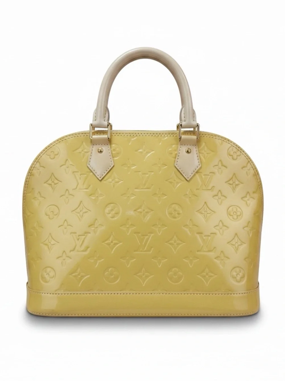 Louis Vuitton Vernis Alma PM, Yellow